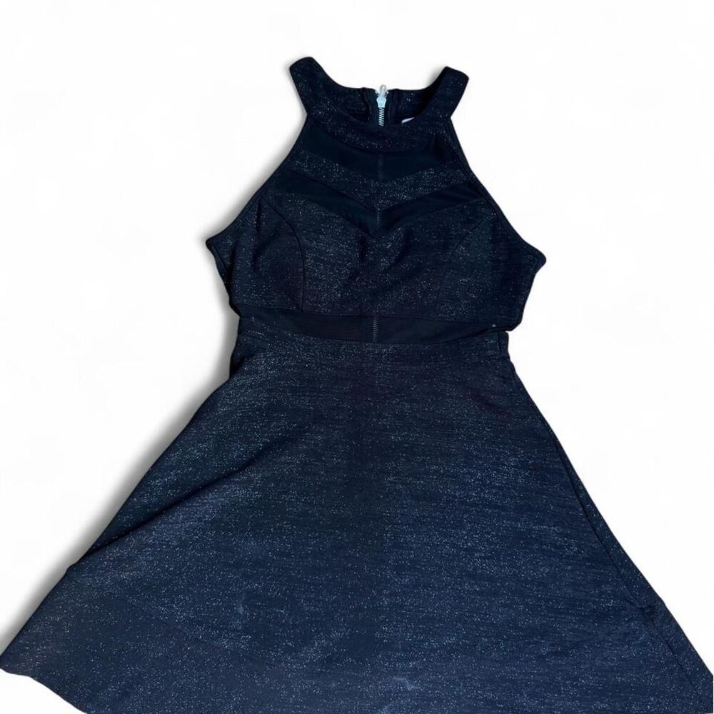 Vintage Emerald Sundae black halter dress